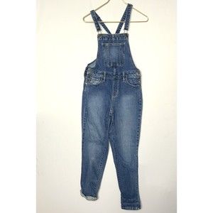 Universal Thread Sz 2/26R Straight Leg Medium Wash Denim Jean Bib Overalls